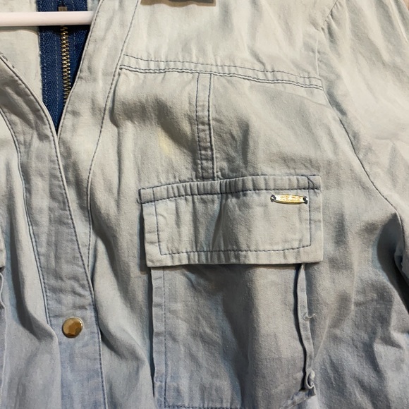 Bebe jean 3/4 sleeve top - Picture 6 of 6